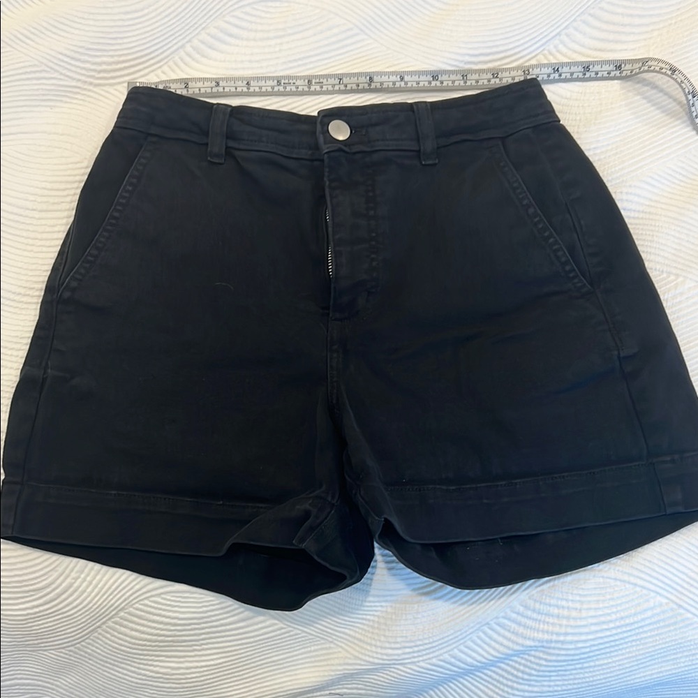 Everlane High Waist Black Women's Shorts